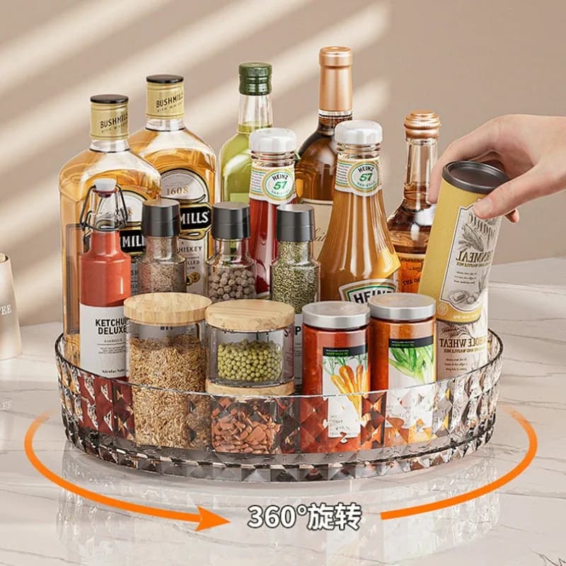 Velmora Spin: organizador giratorio 360° con especias