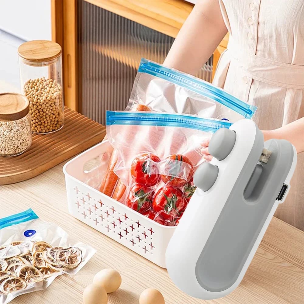 Velmora Seal: mini sellador térmico de bolsas